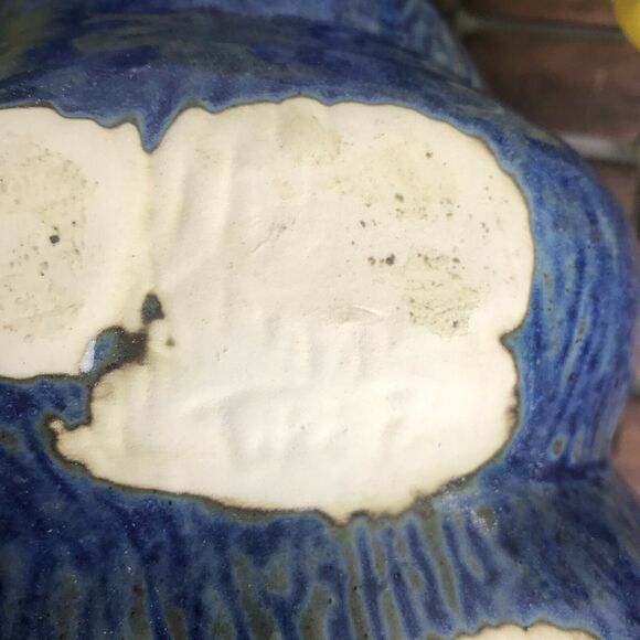 Blue Three Dots And A Dash Chicago Clam Shell Tiki Bowl Mug NEW - Picture 8 of 11